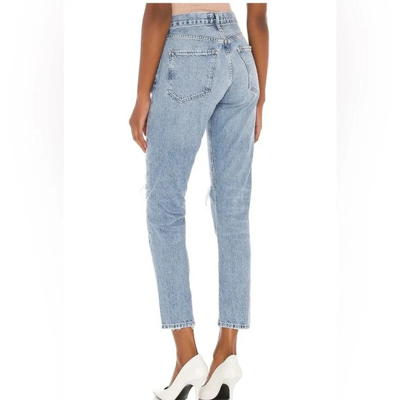 AGOLDE Jamie High Rise Classic in Spectator Blue Size 25 - Picture 3 of 9